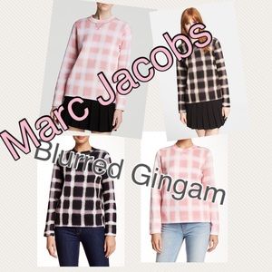 MARC JACOBS NWT-PINK
Blown-up, blurred-out gingham